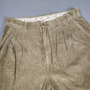 Tommy Bahama Corduroy Pants Men 34x33 Tan Khaki Straight Leg Relax Vintage